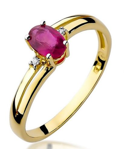 Prsteň Bonore - Zlato 585 - Rubín 0,6 ct