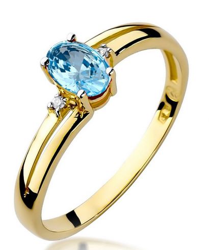 Prsteň Bonore - Zlato 585 - Topaz 0,5 ct