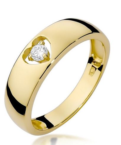Prsteň Bonore - Zlato 585 - Diamant 0,1 ct