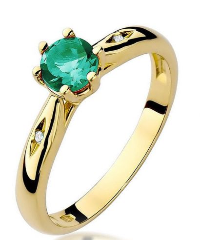 Prsteň Bonore - Zlato 585 - Smaragd 0,5 ct