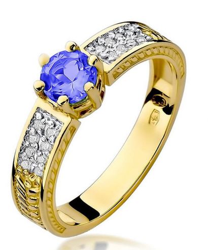 Prsteň Bonore - Zlato 585 - Tanzanit 0,5 ct