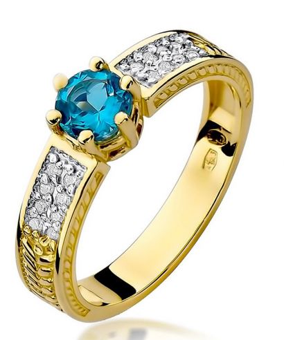 Prsteň Bonore - Zlato 585 - Topaz 0,5 ct