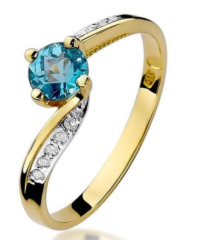 Prsteň Bonore - Zlato 585 - Topaz 0,5 ct