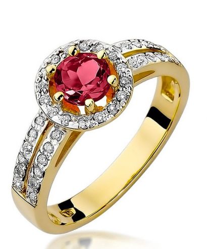 Prsteň Bonore - Zlato 585 - Rubín 0,6 ct