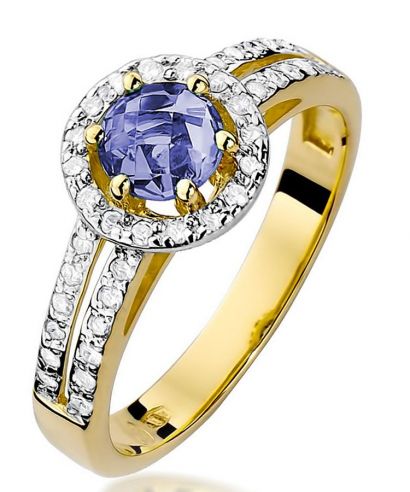 Prsteň Bonore - Zlato 585 - Tanzanit 0,5 ct
