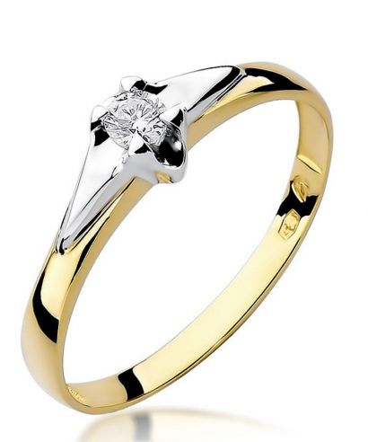 Prsteň Bonore - Zlato 585 - Diamant 0,1 ct