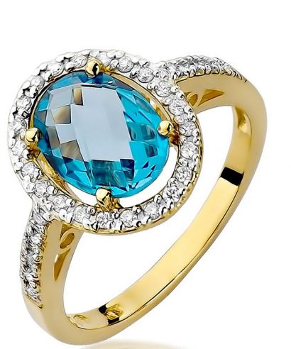 Prsteň Bonore - Zlato 585 - Topaz 1,7 ct