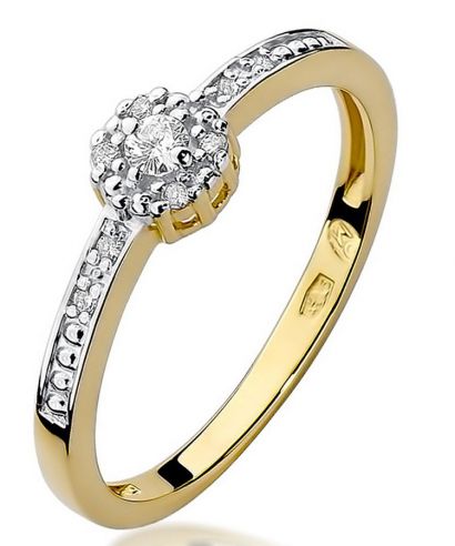 Prsteň Bonore - Zlato 585 - Diamant 0,02 ct