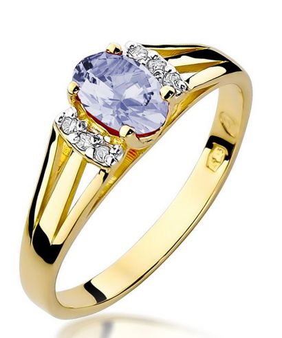Prsteň Bonore - Zlato 585 - Tanzanit 0,4 ct