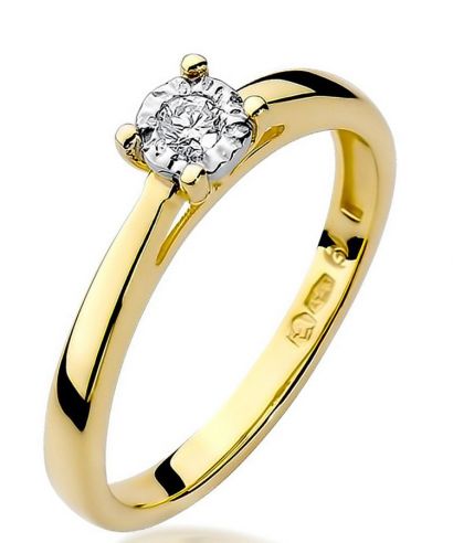 Prsteň Bonore - Zlato 585 - Diamant 0,08 ct