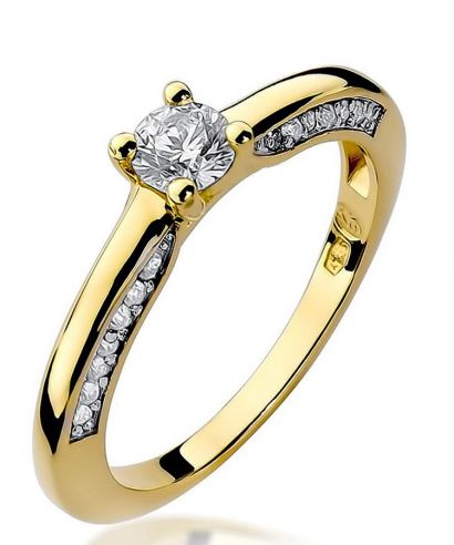 Prsteň Bonore - Zlato 585 - Diamant 0,3 ct