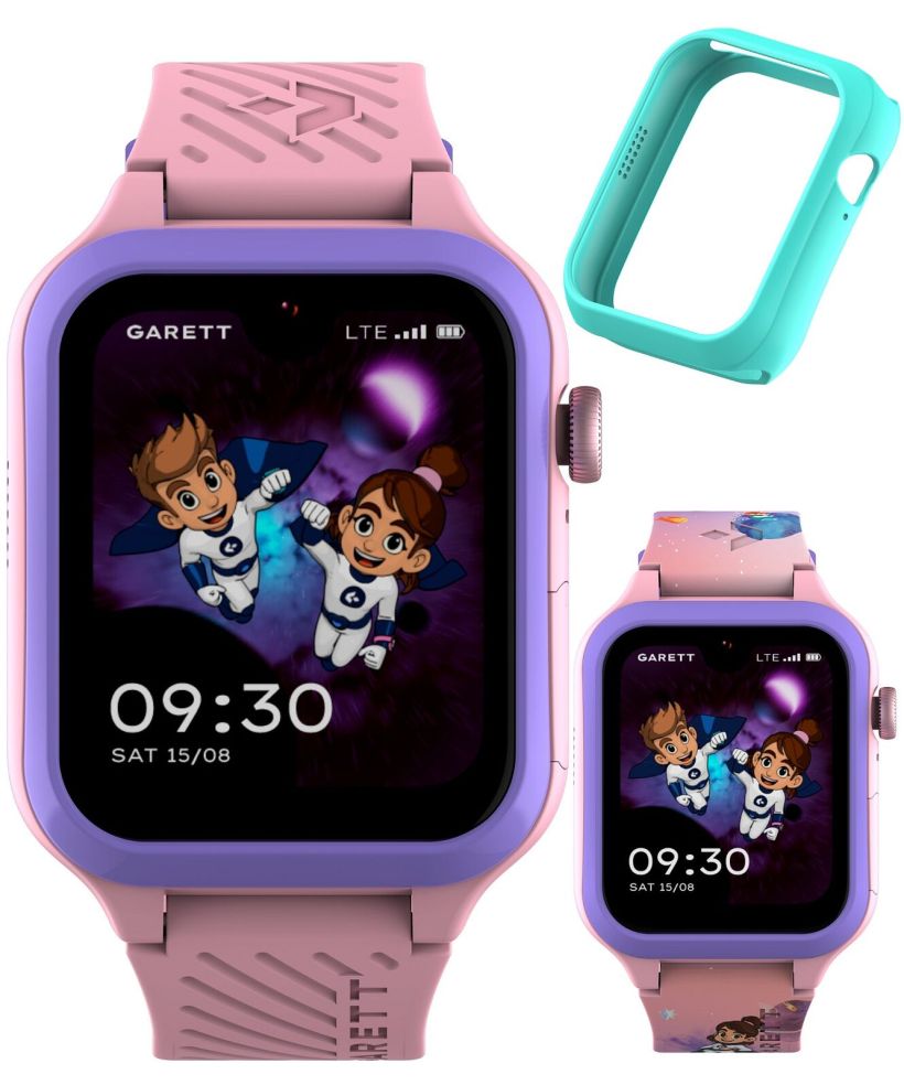 Smart Hodinky detské Garett Kids Essa Go 2 AI 4G Ružova