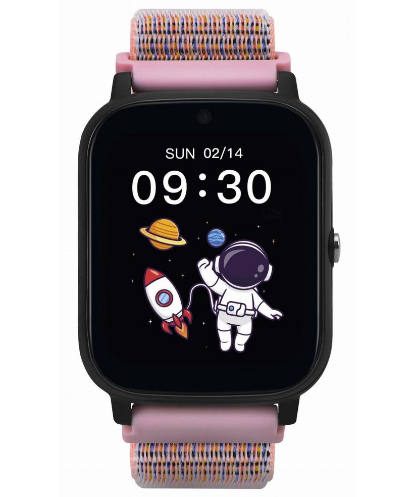 Smart Hodinky detské Garett Kids Tech 4G Ružova Velcro