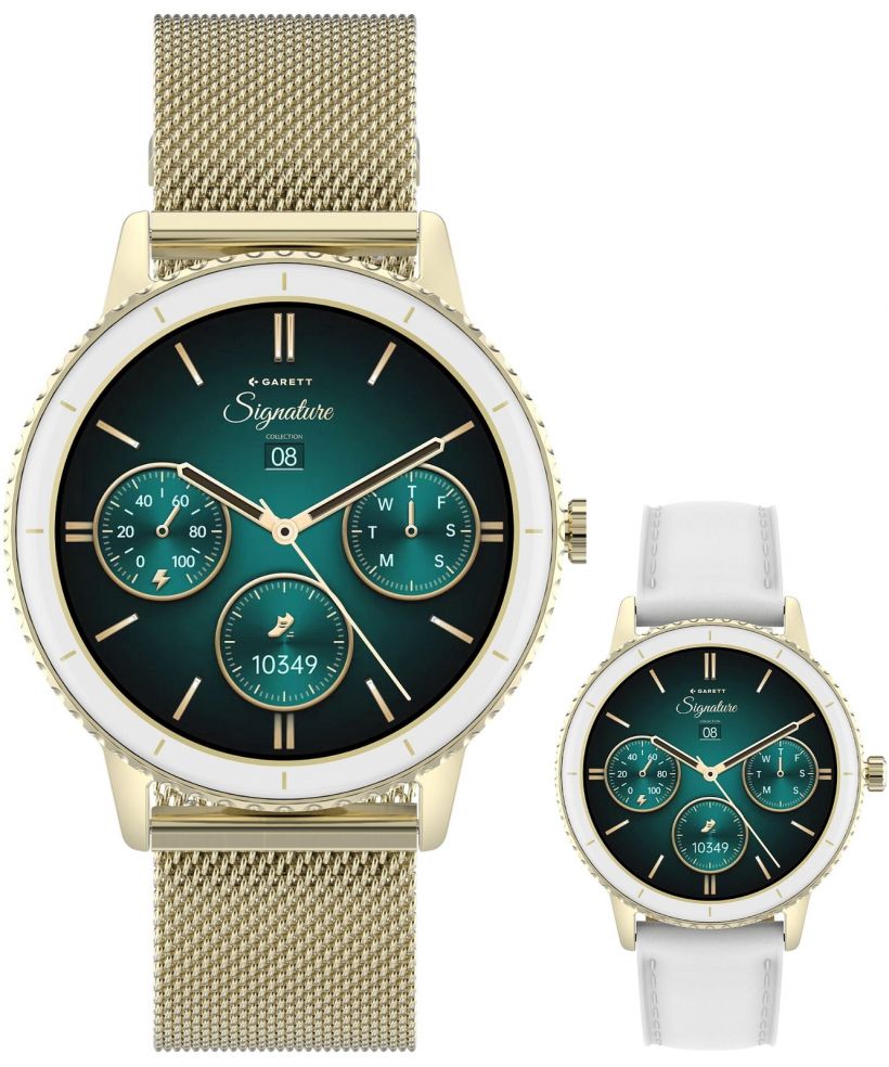 Smart Hodinky dámske Garett Signature Grace Gold Mesh SET