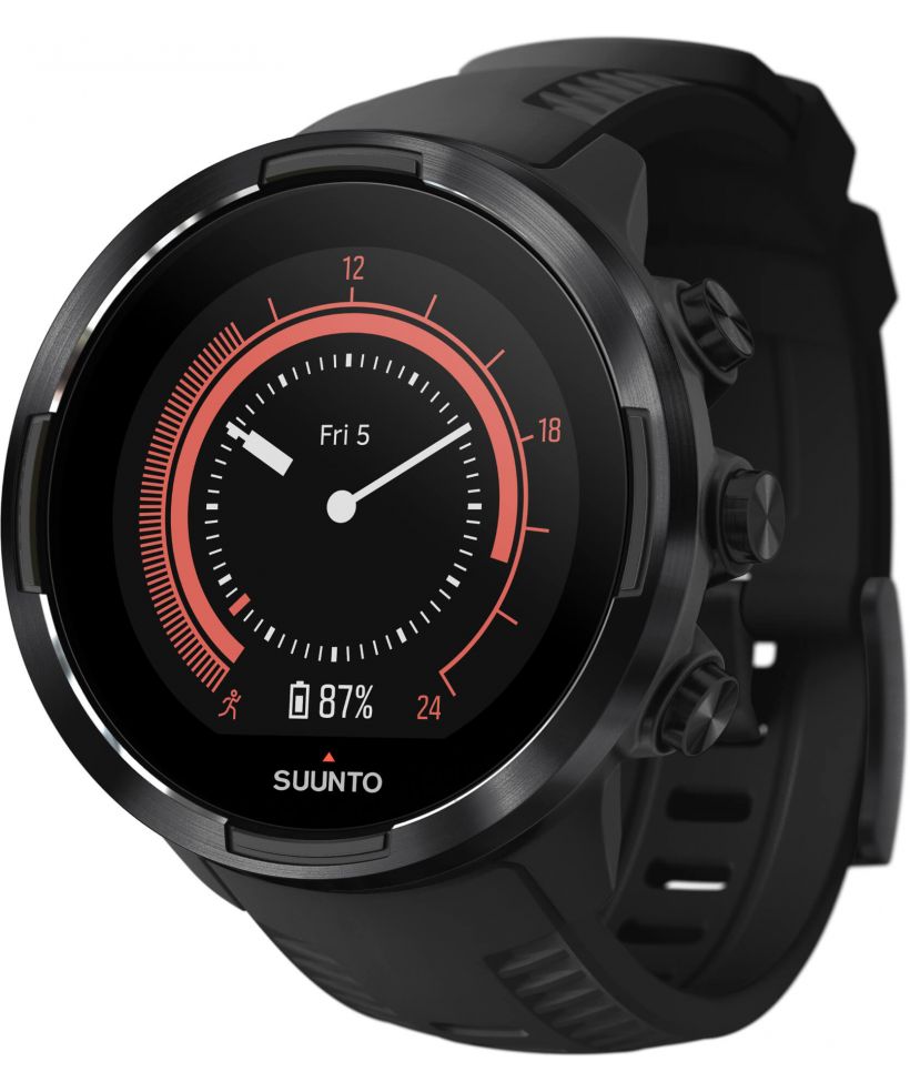 Smart Hodinky Unisex Suunto 9 Baro All Black Wrist HR GPS