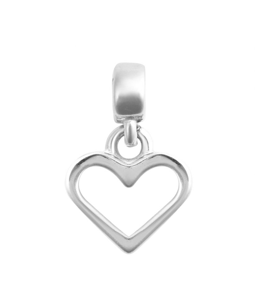 Prívesok Daniel Wellington Heart Contour Charm Silver