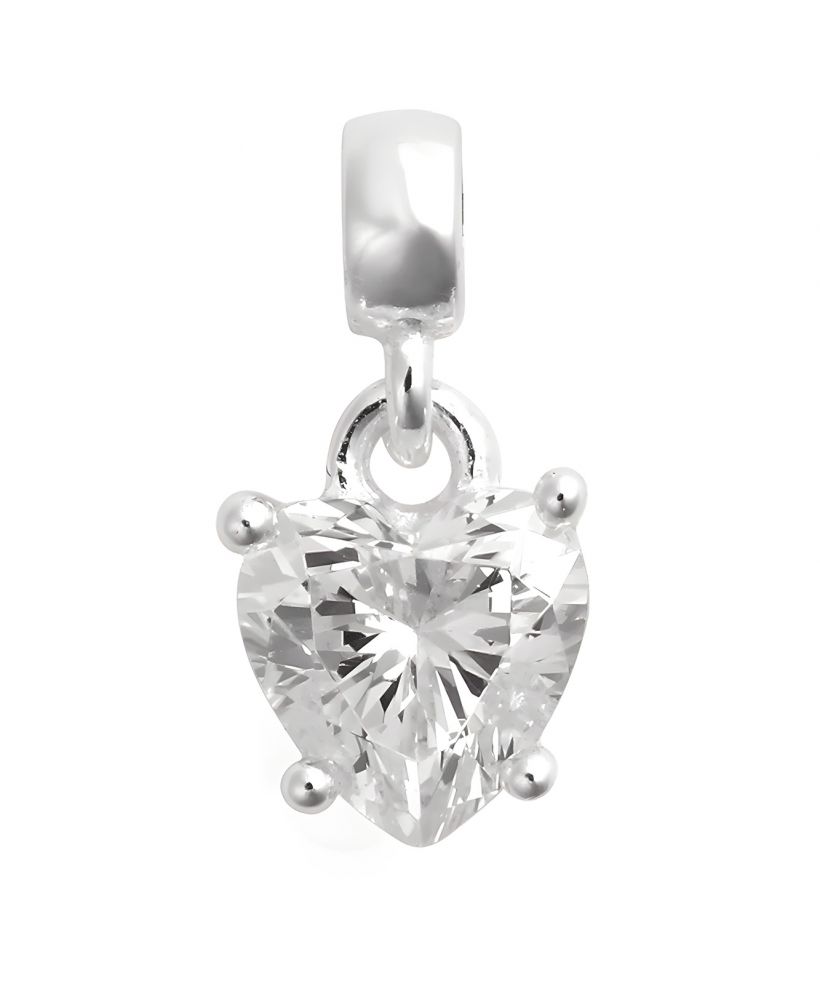 Prívesok Daniel Wellington Heart White Crystal Charm