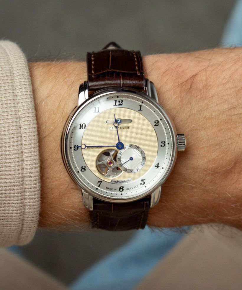 Hodinky pánske Zeppelin Friedrichshafen Open Heart Automatic