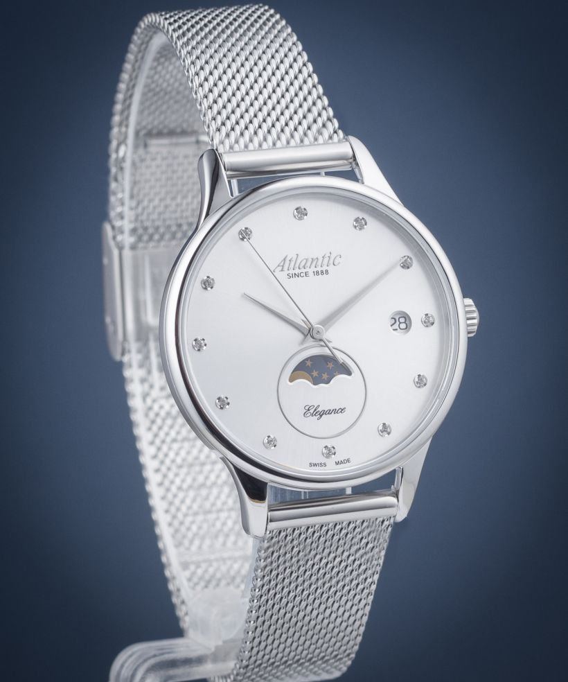 Hodinky Dámske Atlantic Elegance Moonphase