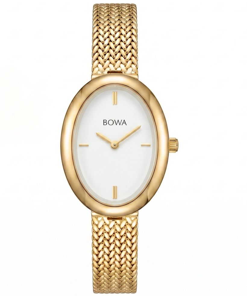 Hodinky dámske BOWA Oslo White-Gold Mesh 23