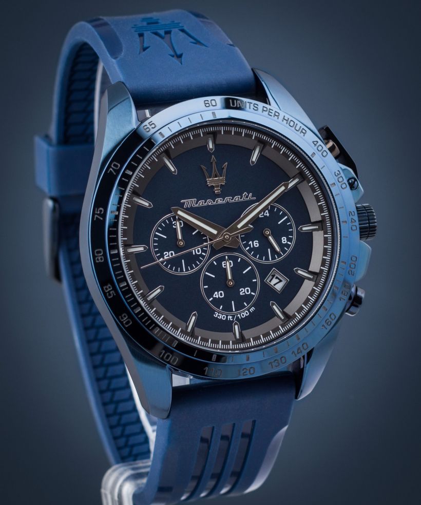 Hodinky pánske Maserati Traguardo Chronograph Blue Edition