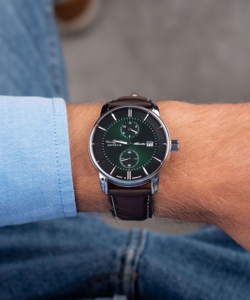 Hodinky Pánske Zeppelin Atlantic Regulator Chrono Automatic