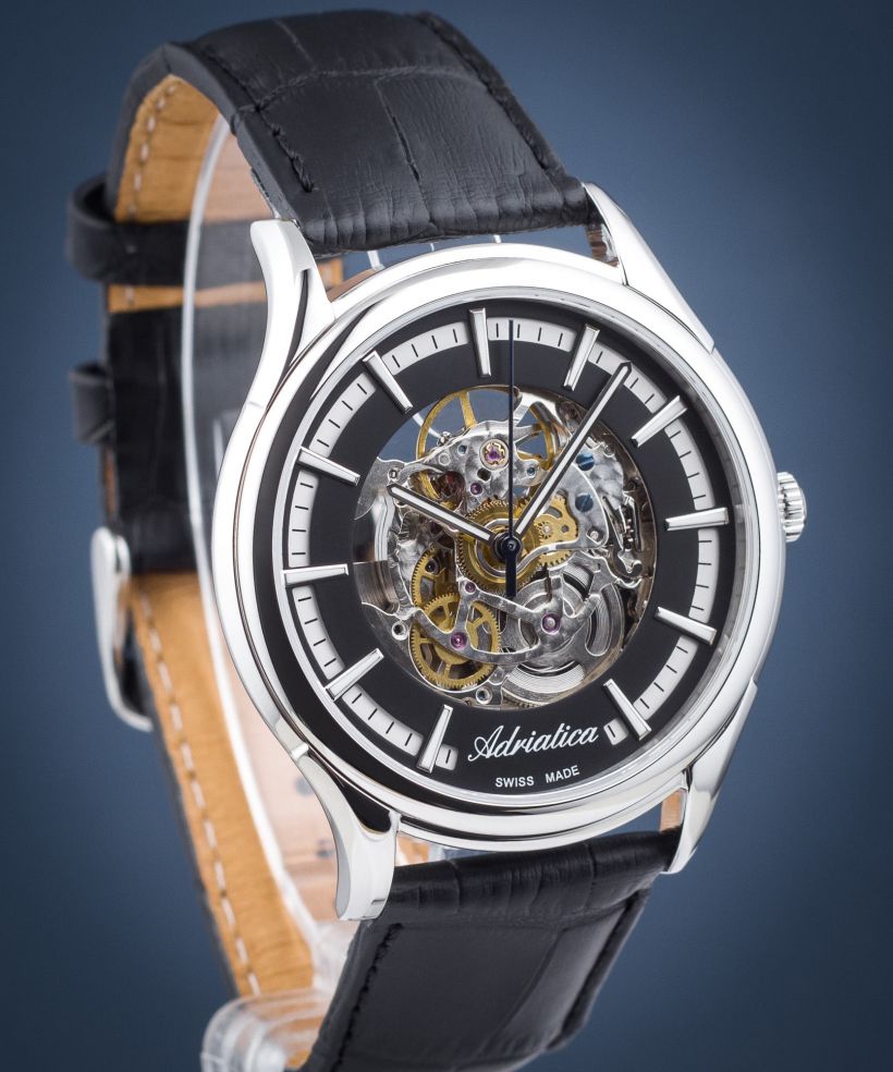 Hodinky pánske Adriatica Automatic Skeleton SET
