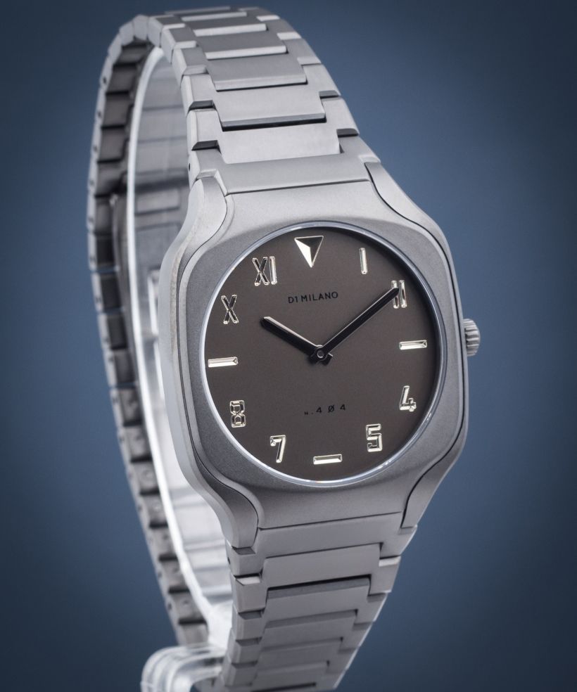 Hodinky unisex D1 Milano Volcanic Gray Square Bracelet