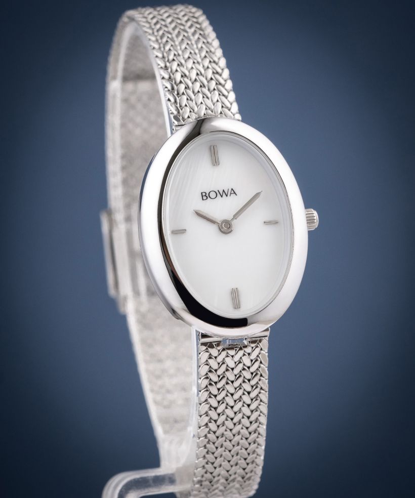 Hodinky dámske BOWA Oslo Pearl-Silver Mesh 23
