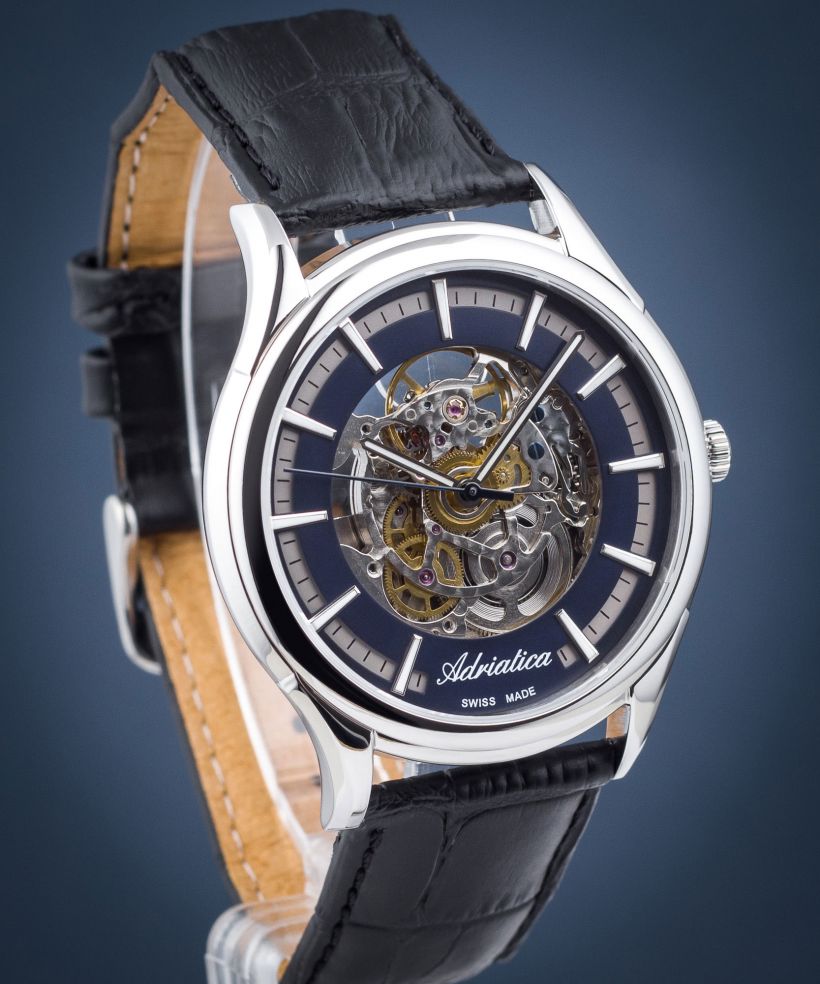Hodinky pánske Adriatica Automatic Skeleton SET