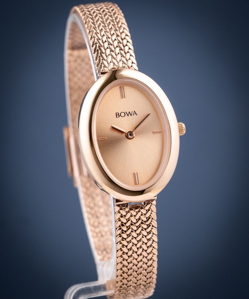 Hodinky dámske BOWA Oslo Full Rose-Gold Mesh 23