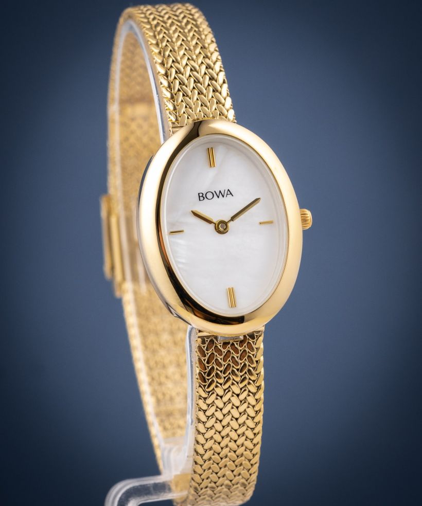 Hodinky dámske BOWA Oslo Pearl-Gold Mesh 23