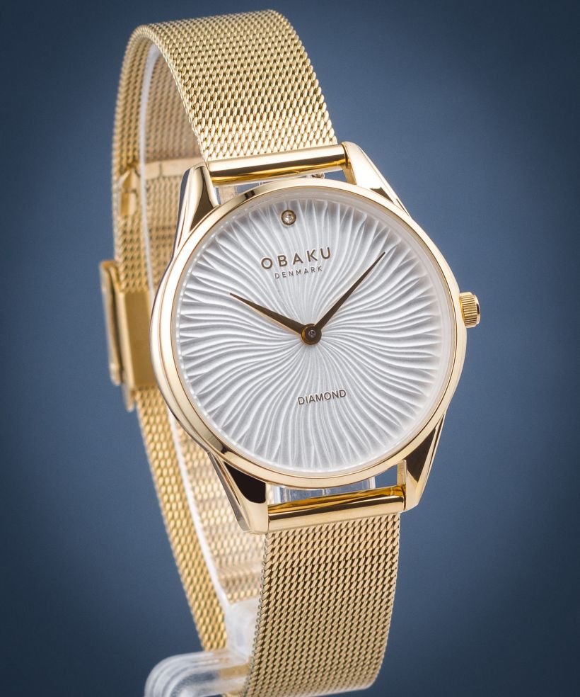 Hodinky dámske Obaku Smykke Gold