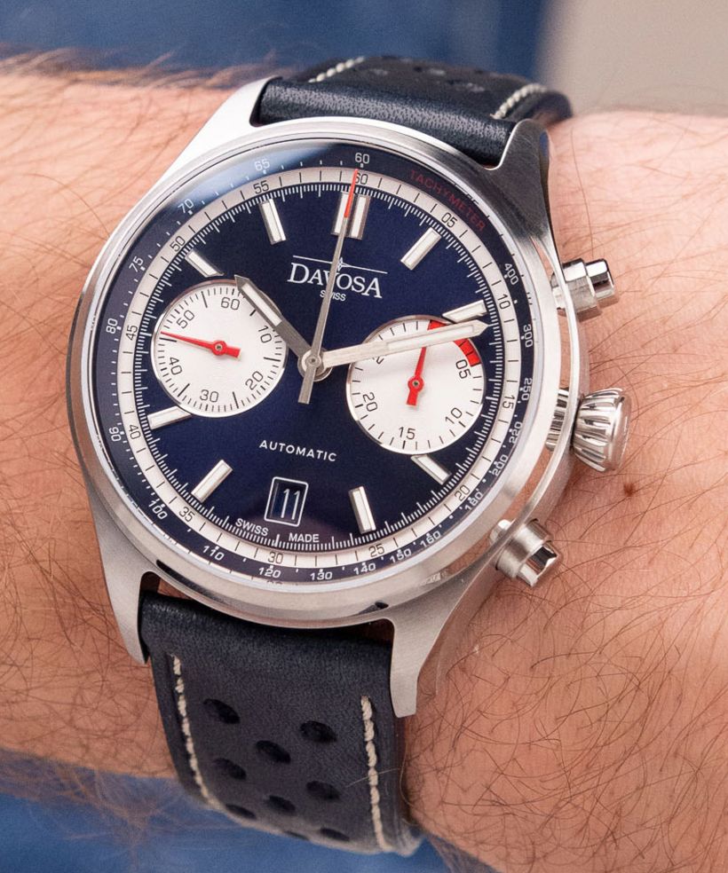 Hodinky pánske Davosa Newton Pilot Rally Automatic Chronograph Limited Edition