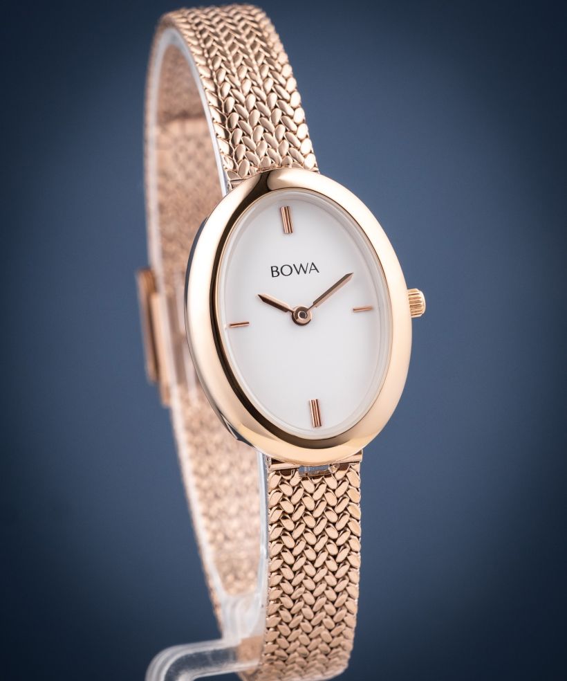 Hodinky dámske BOWA Oslo White Rose-Gold Mesh 23