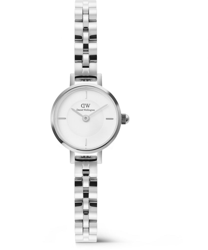Hodinky dámske Daniel Wellington Petite Mini Arch 3-link White Silver