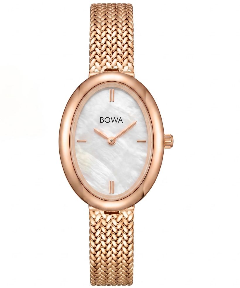 Hodinky dámske BOWA Oslo Pearl Rose-Gold Mesh 23