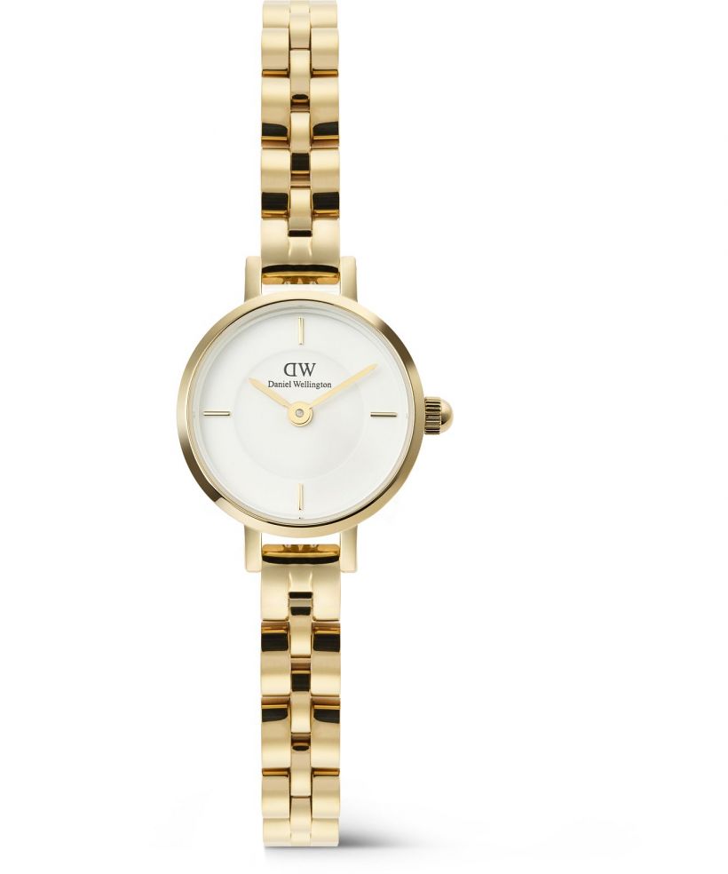 Hodinky dámske Daniel Wellington Petite Mini Arch 3-link White Gold