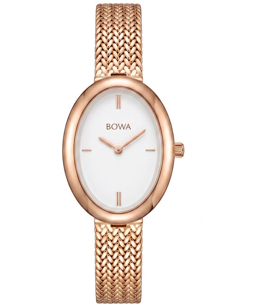 Hodinky dámske BOWA Oslo White Rose-Gold Mesh 23