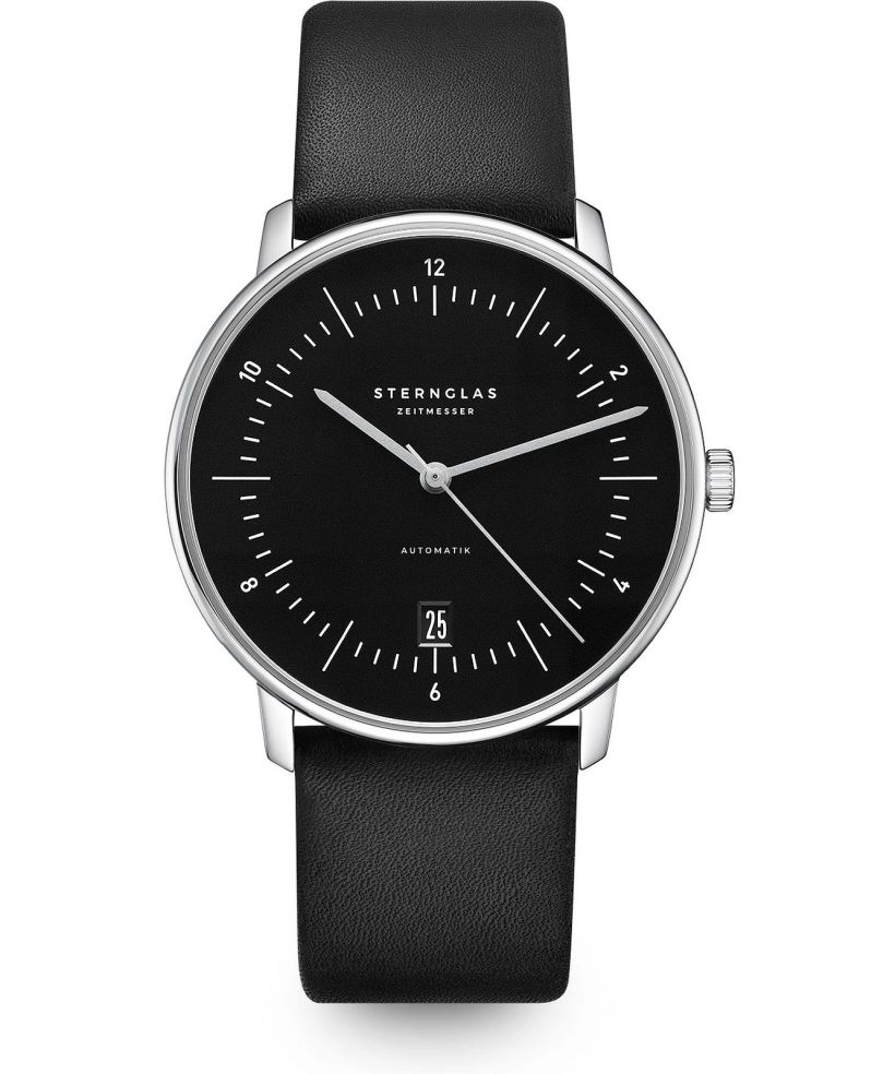 Hodinky pánske Sternglas Naos Piano Black Automatic