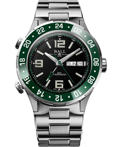 Hodinky pánske Ball Roadmaster Marine GMT Automatic Titanium Chronograph Limited Edition