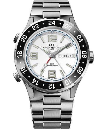 Hodinky pánske Ball Roadmaster Marine GMT Automatic Titanium Chronograph Limited Edition