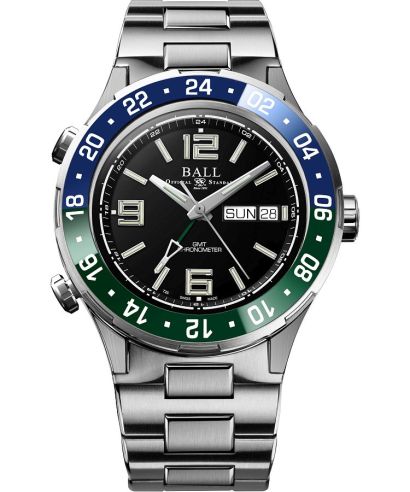 Hodinky pánske Ball Roadmaster Marine GMT Automatic Titanium