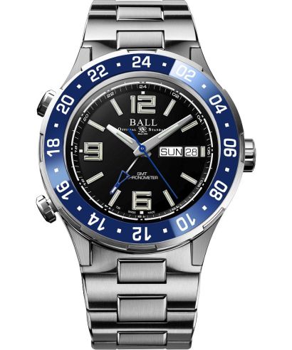 Hodinky pánske Ball Roadmaster Marine GMT Automatic Titanium Chronograph Limited Edition