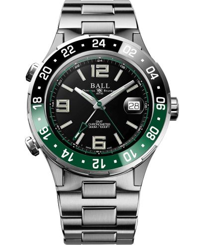 Hodinky pánske Ball Roadmaster Pilot GMT Automatic Titanium Chronograph Limited Edition