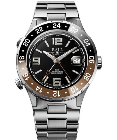 Hodinky pánske Ball Roadmaster Pilot GMT Automatic Titanium Chronograph Limited Edition