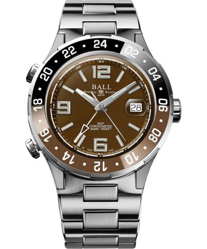 Hodinky pánske Ball Roadmaster Pilot GMT Automatic Titanium Chronograph Limited Edition