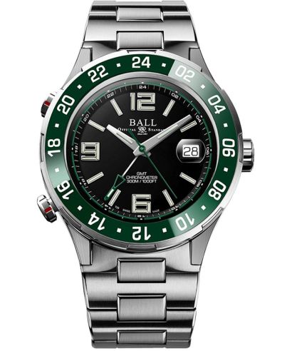 Hodinky pánske Ball Roadmaster Pilot GMT Automatic Titanium Chronograph Limited Edition