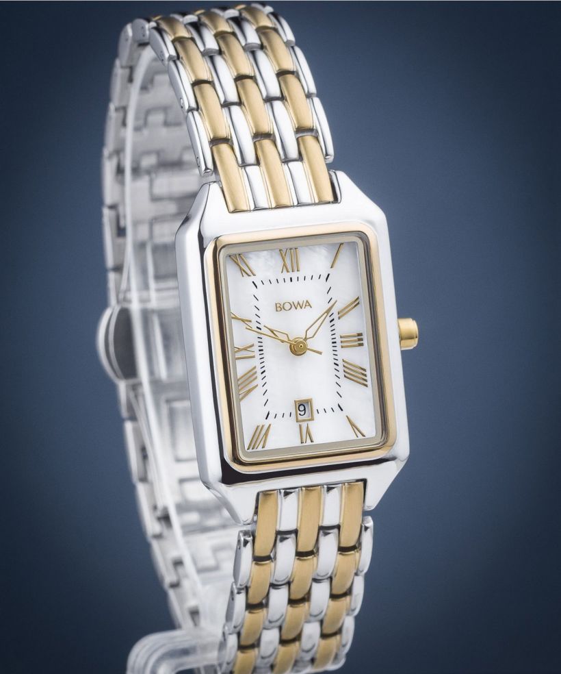 Hodinky dámske BOWA Barcelona Pearl Gold Steel 23