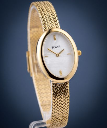 Hodinky dámske BOWA Oslo Pearl-Gold Mesh 23
